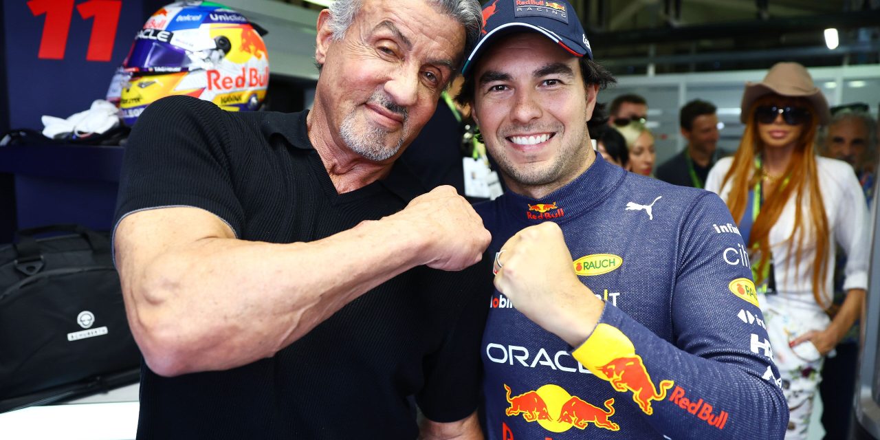 Motivación de primera: Sylvester Stallone da palabras de aliento a ‘Checo’ Pérez (video)