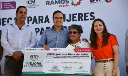 Lleva Mejora en tu Educación becas a mujeres de Ramos Arizpe