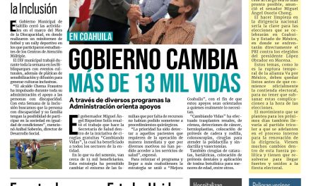 Portada RCG MEDIA [11 de septiembre de 2022] Beneficia ‘Cambiando Vidas’ a 13 mil coahuilenses: MARS; Exportan becerros de Saltillo a Estados Unidos; y más…