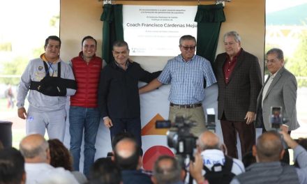MARS rehabilita espacios deportivos; homenajean a Coach Francisco Cárdenas