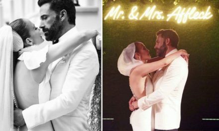 ‘Esa noche realmente fue el paraíso’: Jlo comparte nuevas fotos de su boda con Ben Affleck