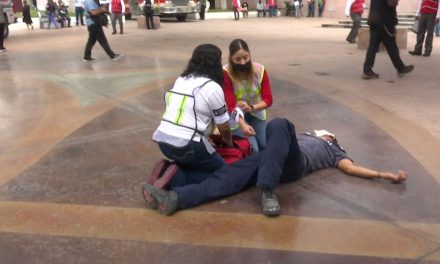 Evacúan presidencia municipal de Saltillo por el Día Nacional de Protección Civil