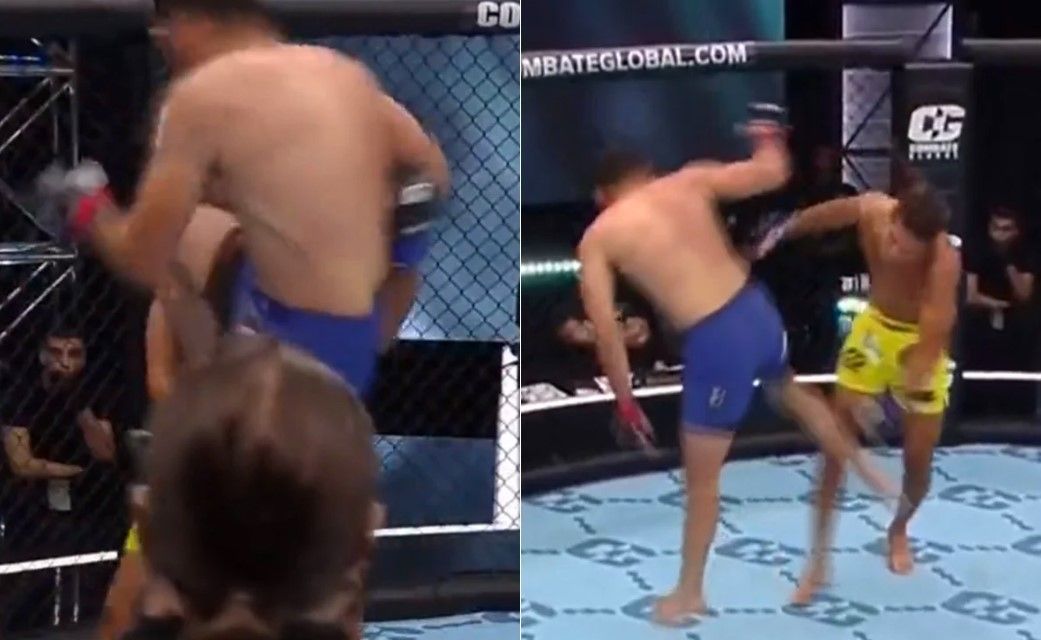 El espectacular nocaut de un peleador mexicano en las MMA