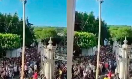 Joven cae 9 metros al jugar «palo encebado» en Michoacán (video)