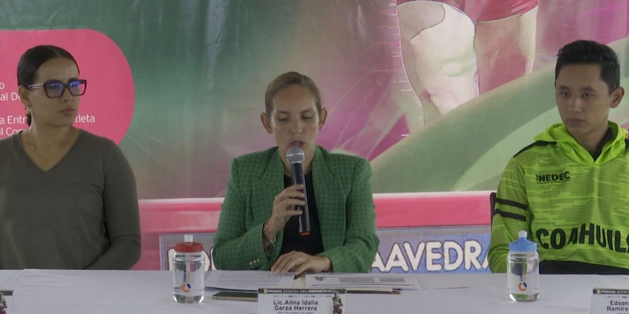 Coahuila: Anuncian Premio Estatal del Deporte 2022