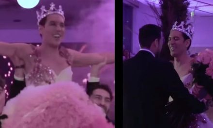 Hombre cumple 30 y lo celebra como quinceañera (video)