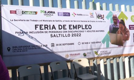 Con éxito se realiza Feria del Empleo en Saltillo; personas con discapacidad y adultos mayores encontraron trabajo
