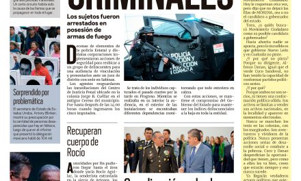 Portada Región Carbonífera [15 de octubre de 2022] Trasladan oficiales a criminales; Coordinación es la clave: MARS y más…