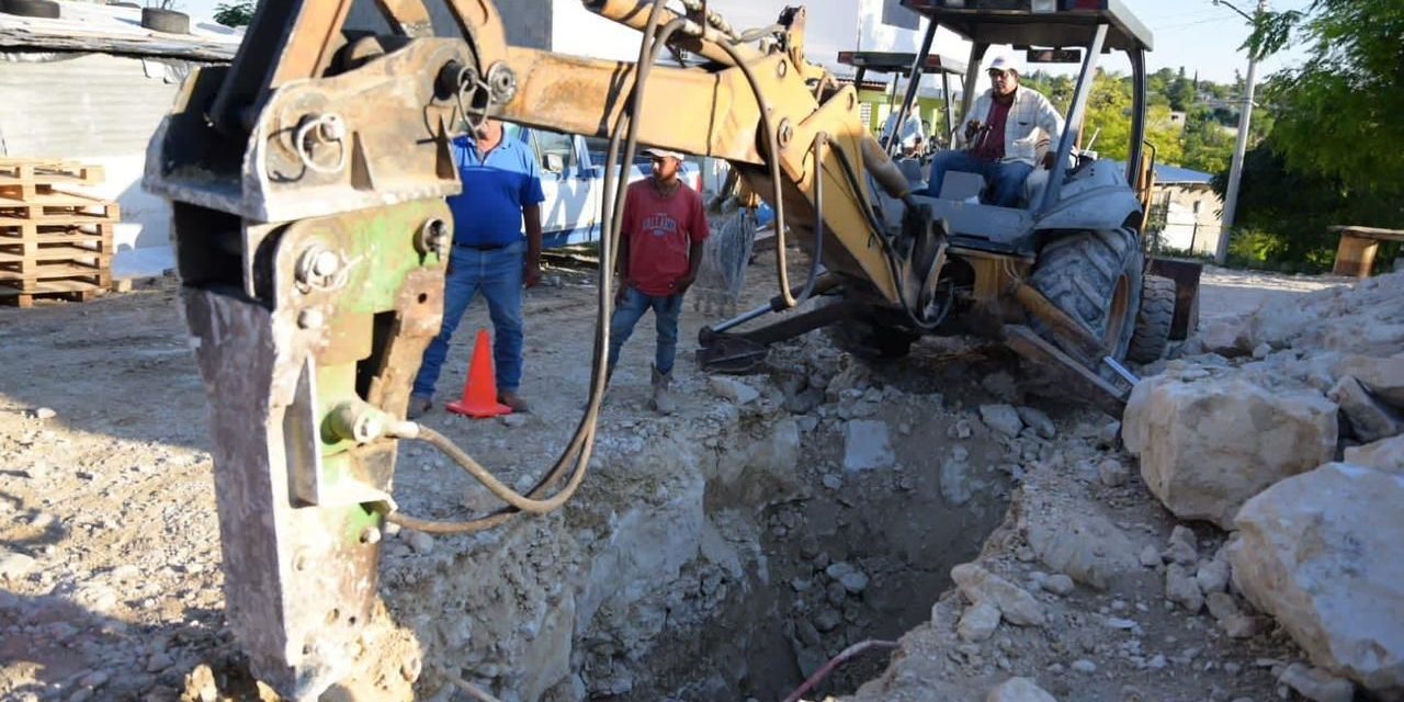 SIMAS invierte 168 mil en obra de drenaje, en Acuña
