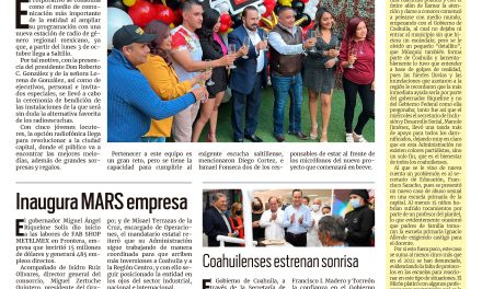 Portada Región Fronteriza [1 de octubre de 2022] Llega a RCG Media ‘La Más Perra 99.3’; Inaugura MARS empresa en Frontera y más…