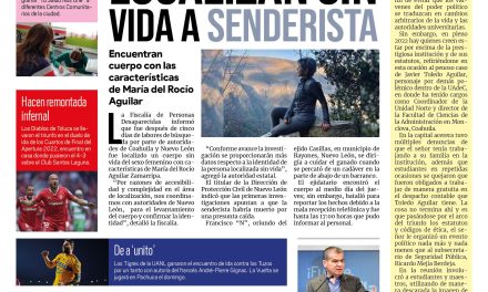 Portada RCG MEDIA [14 de octubre de 2022] Localizan sin vida a senderista; Ganaderos de PN apoyan a Joaquin Arizpe; y más…