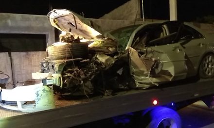 Hombre pierde el control y termina estrellado contra un árbol en Saltillo