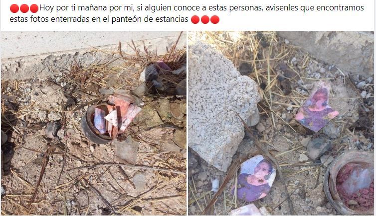 Encuentran brujería en Panteón de Estancias de Monclova