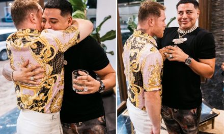 Eduin Caz presume amistad con ‘Canelo’ Álvarez en fotos
