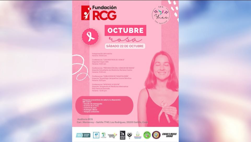 Tómatelo en serio: invita Fundación RCG a jornada contra el cáncer de mama