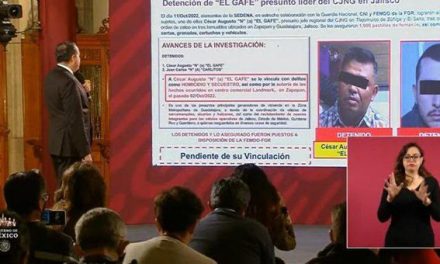 Capturan a ‘El Gafe’; lider del CJNG y uno de los generadores de la violencia en Jalisco