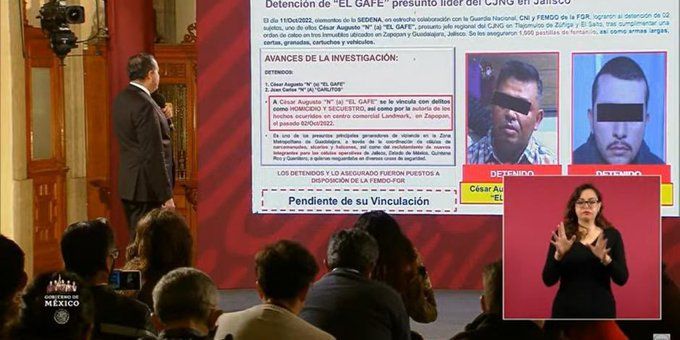 Capturan a ‘El Gafe’; lider del CJNG y uno de los generadores de la violencia en Jalisco