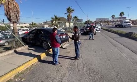 Derriba malla ciclónica en la carretera Saltillo-Monterrey