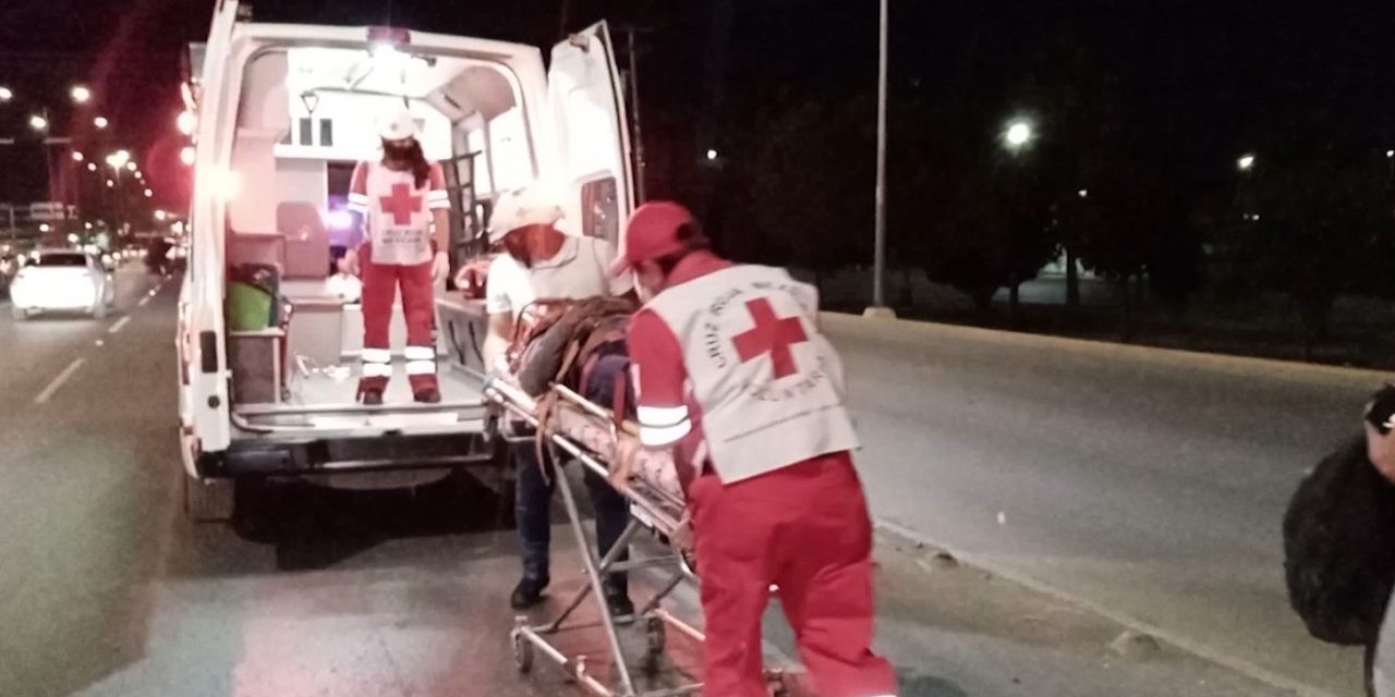 Motociclista ebrio protagoniza accidente en Saltillo