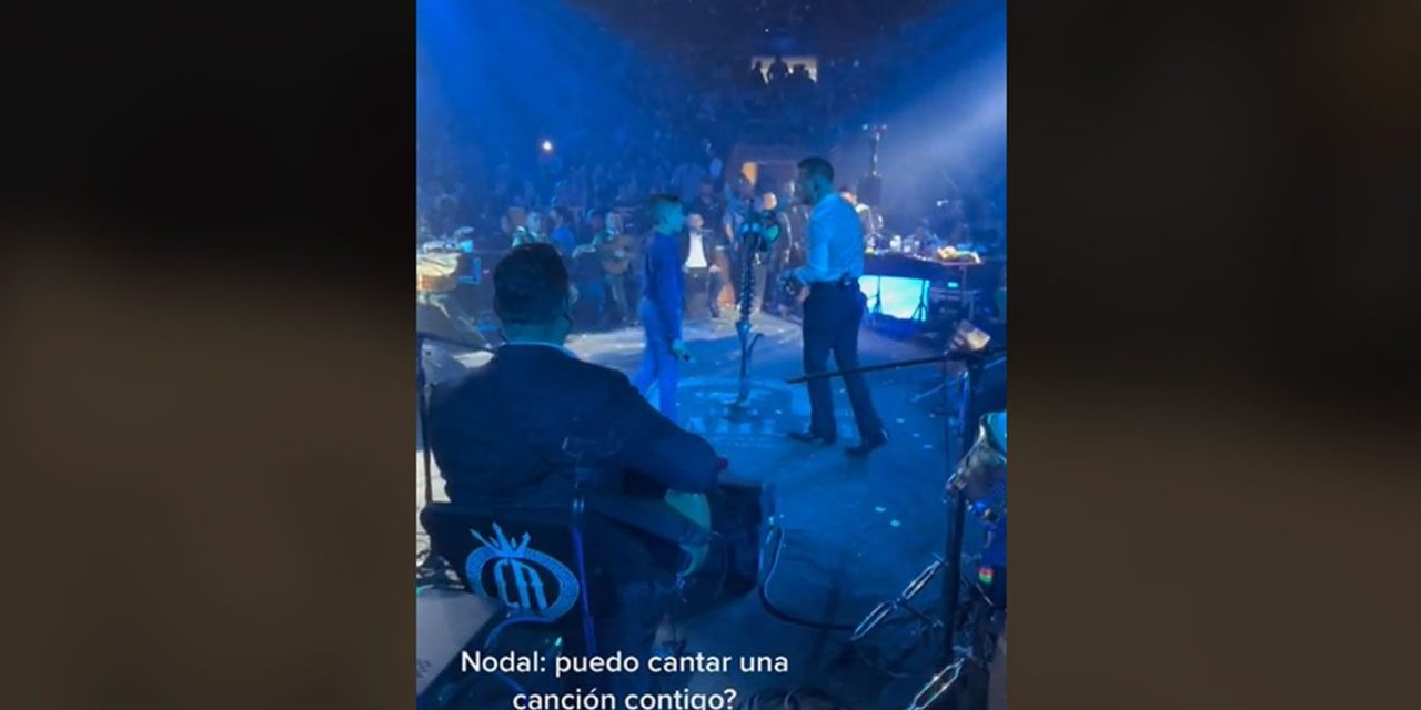 Nodal cumple el sueño de un pequeño fan y lo invita a cantar (video)