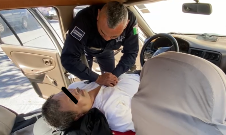 Policías salvan a un mariachi que sufrió un infarto en Saltillo