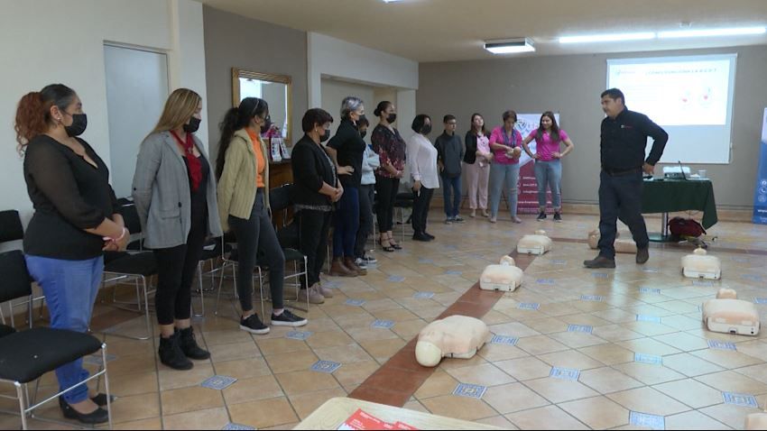 Con éxito se realiza curso de primeros auxilios con causa en Saltillo