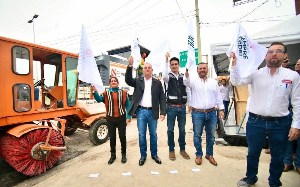 El alcalde Román Cepeda pone en marcha obras en Torreón