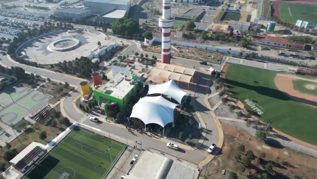 Biblioparque Norte tiene nueva velaria en Saltillo