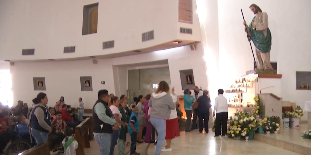 Fieles manifiestan devoción a San Judas Tadeo