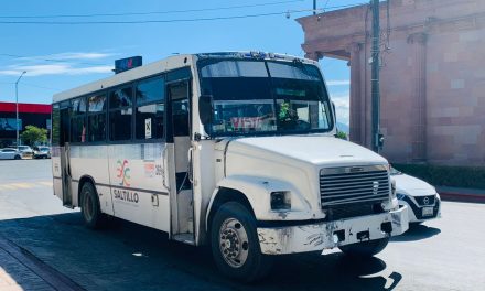 Saltillo: Concesiones de transporte canceladas no se volverán a otorgar