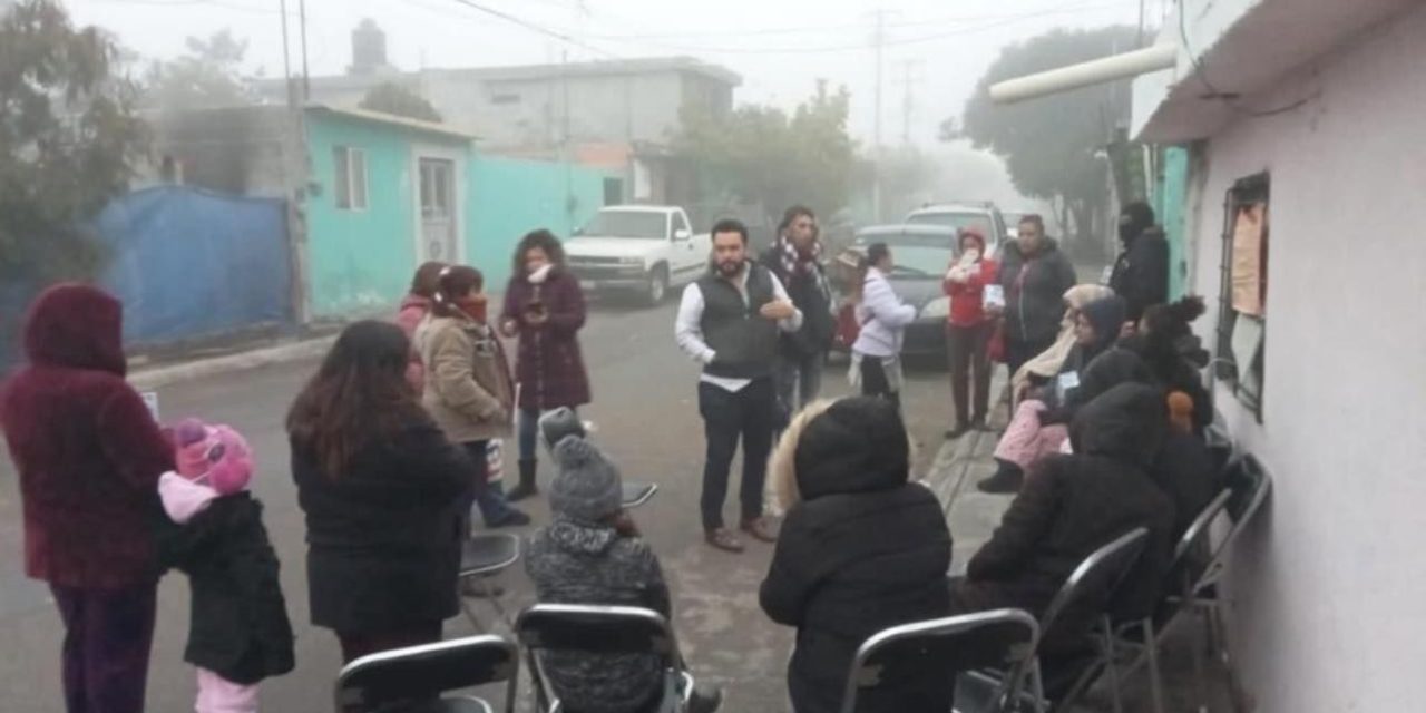 Continúa Alberto Hurtado apoyando a los habitantes de Saltillo