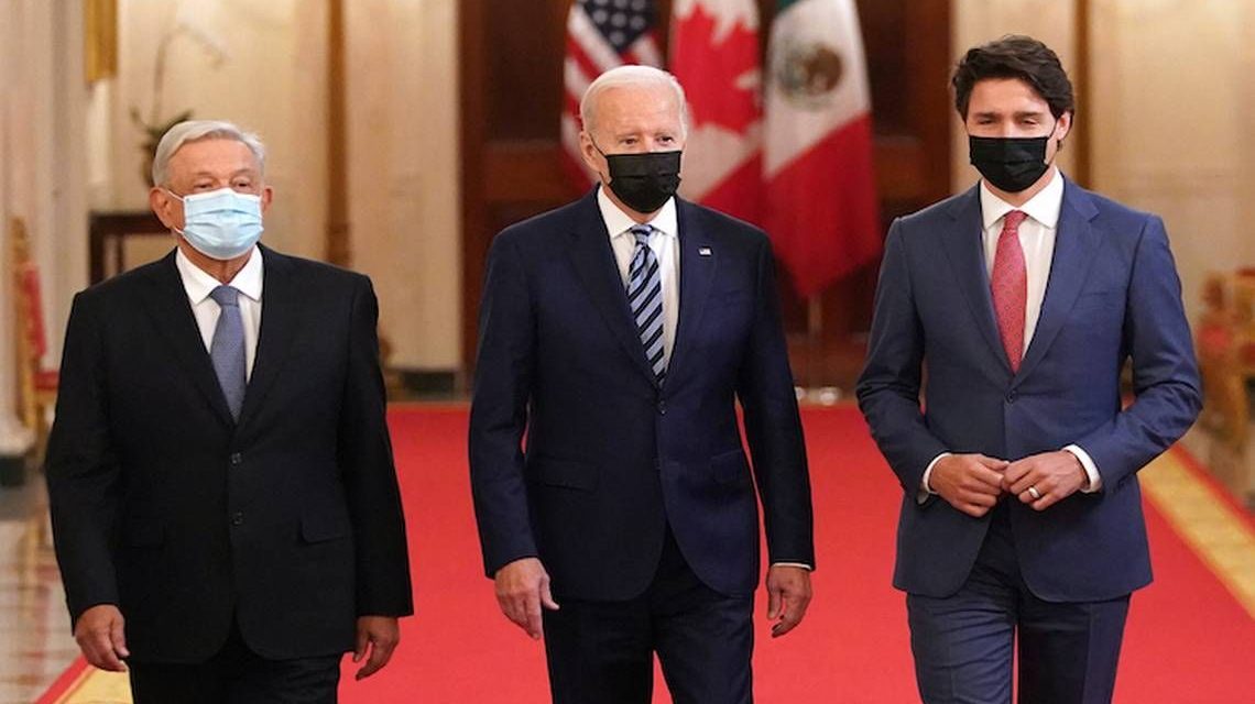 AMLO anuncia visita de Biden y Trudeau a México