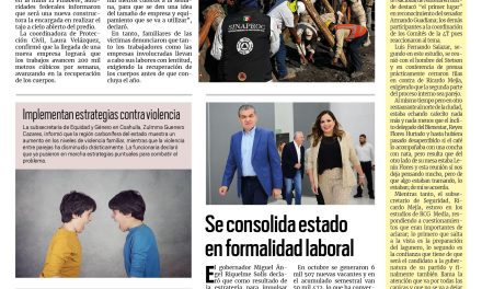 Portada Región Carbonífera [19 de noviembre de 2022] Cambian empresa encargada del rescate en El Pinabete; Se consolida estado en formalidad laboral y más…