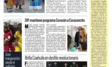 Portada Región Centro [21 de noviembre de 2022] Suspenden desfile revolucionario; podrían suspender clases y más…