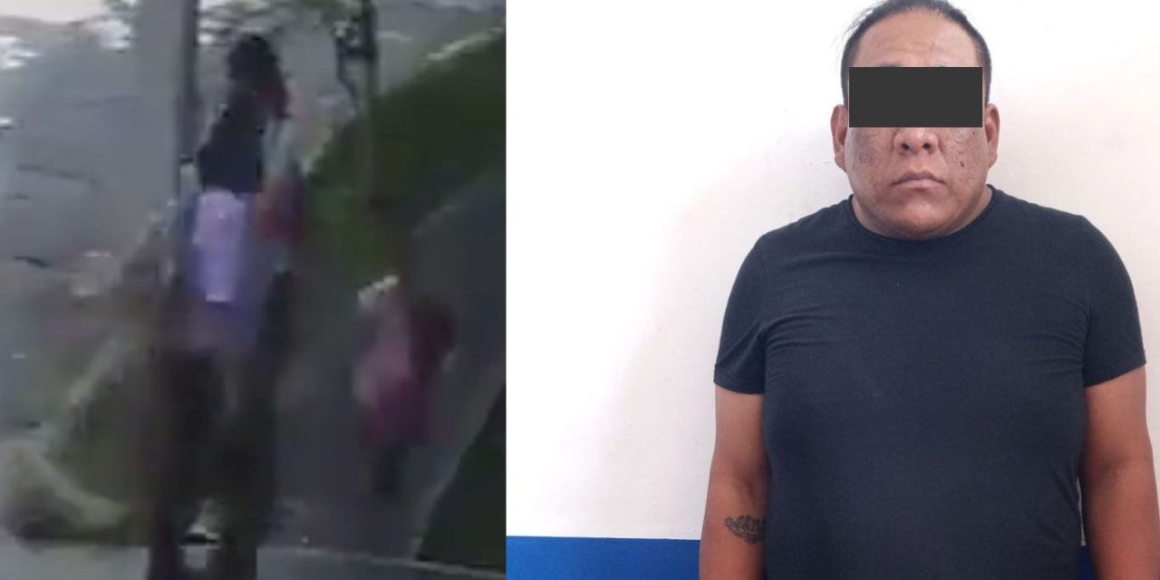 Cae abusivo sujeto que golpeó a una niñita en Morelos (video)