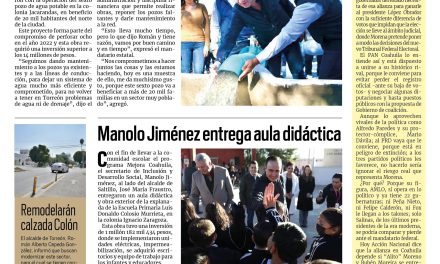 Portada Región Lagunera [8 de noviembre de 2022] Alcalde y gobernador ponen en marcha pozo; preparan evento anual de promoción y más…