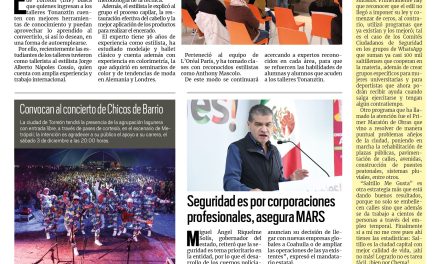 Portada Región Lagunera [20 de noviembre de 2022] Generan opciones de autoempleo en el DIF Torreón; Obra en marcha: Realizan mejoramiento vial en Torreón;  y más….