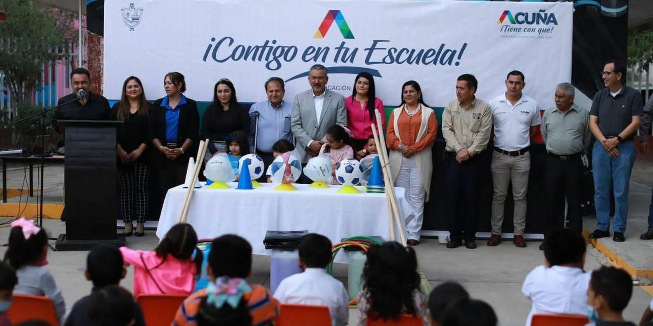 Mantienen apoyos a escuelas en Acuña