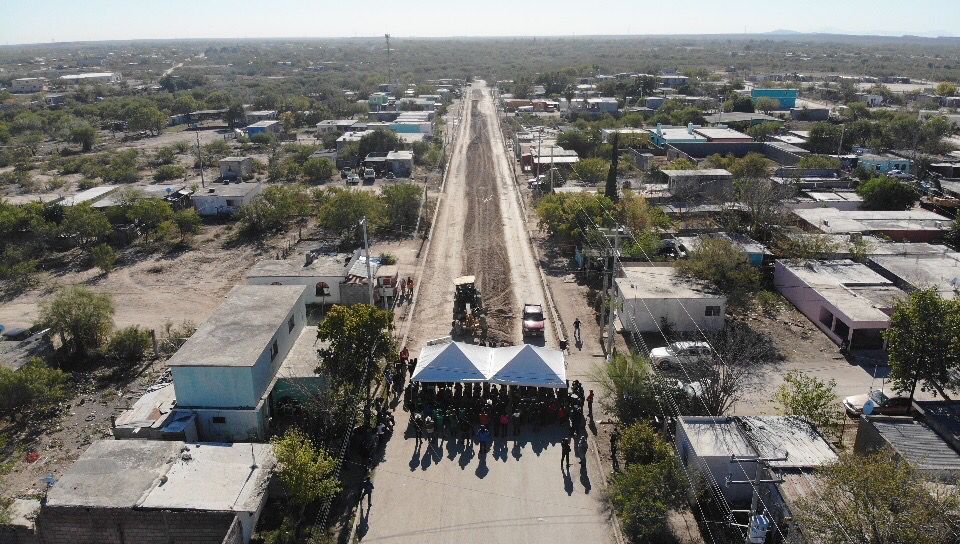 Arrancan trabajos de pavimentación en Sabinas