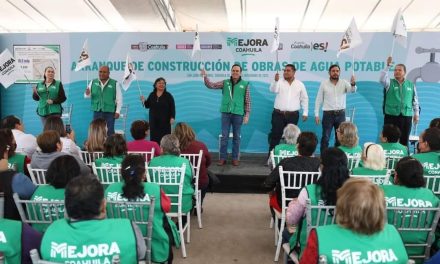 Inaugura Manolo Jiménez obras para solucionar el abasto de agua en Nueva Rosita