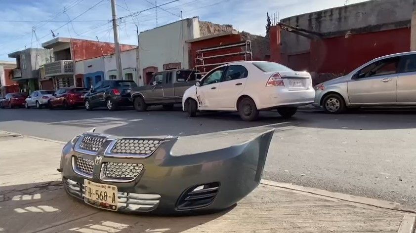Descuido provoca percance en Saltillo