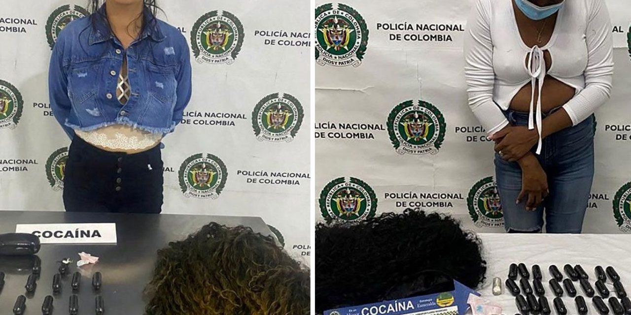 Detienen a mujeres que intentaban traficar droga en extensiones de cabello