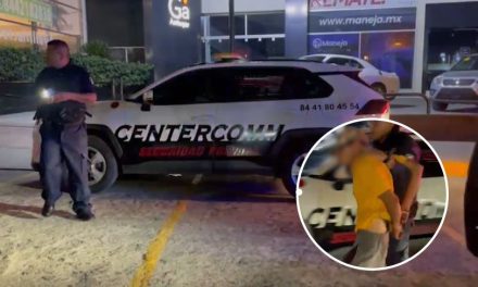 Roba camioneta de seguridad de Costco y lo detienen tras persecución en Saltillo