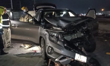 Hombre quita el derecho de paso y provoca accidente en Saltillo