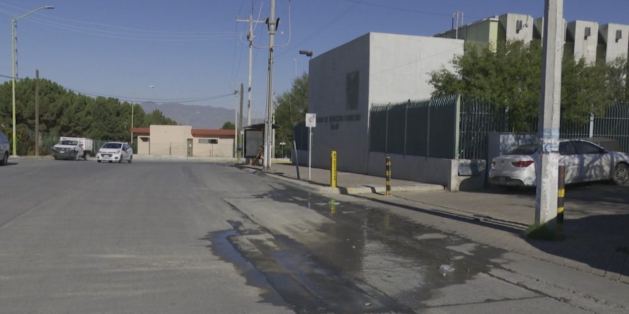 Se registra fuga de agua en Centro Metropolitano de Saltillo