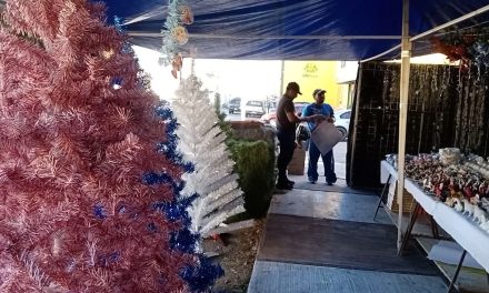 Comerciantes se alistan para venta de artículos navideños en Saltillo