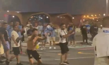 Video: Así fue el encontronazo entre mexicanos y argentinos en las calles de Qatar