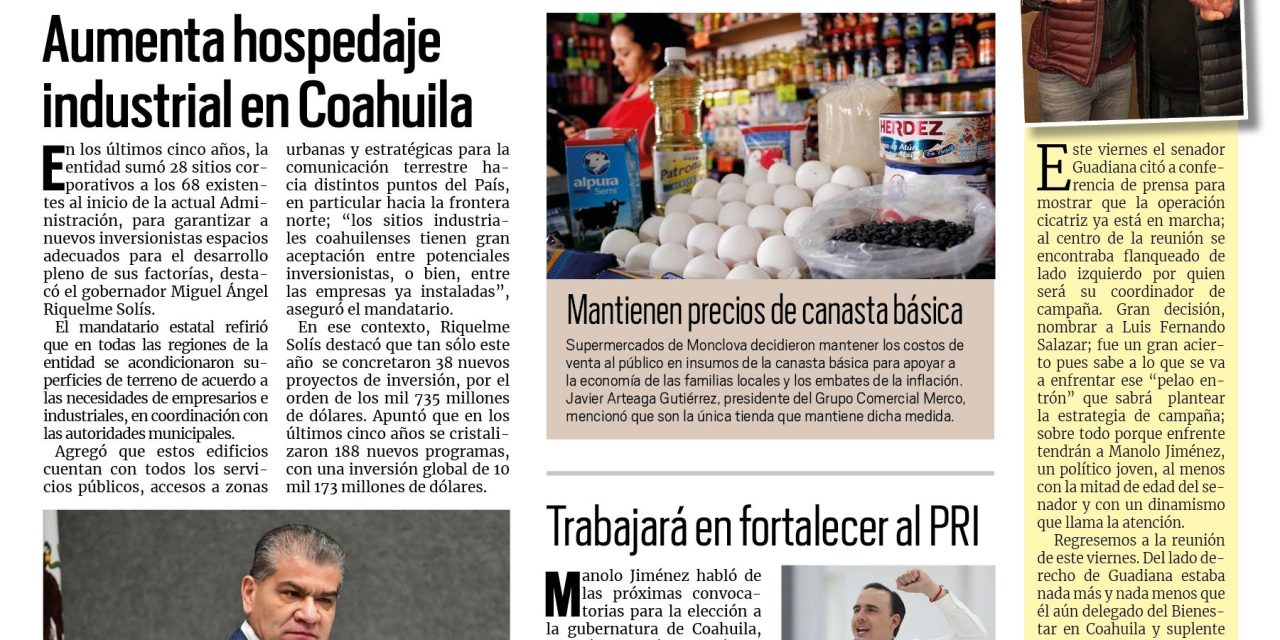 Portada Región Centro[24 de diciembre de 2022] AHMSA se va a paro técnico; piden extensión a plazos de regularización y más…
