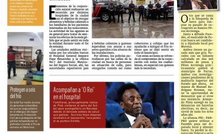Portada Región Centro [26 de diciembre de 2022] Policía Civil realiza Operativo Abrigo; DIF Coahuila ha brindado 375 mil apoyos…