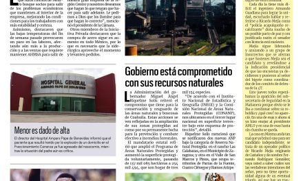 Portada Región Centro [30 de diciembre de 2022] Instan a Altos Hornos para buscar socios; cierran guardería por caso de covid y más…